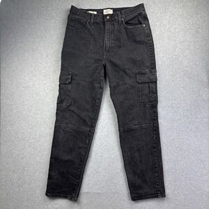 Universal‎ Thread Women's High Rise 90s Straight Black Jeans Size 14R